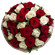 bouquet of red and white roses. Croatia