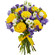 bouquet of yellow roses and irises. Croatia