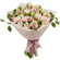 bouquet of lisianthuses carnations and alstroemerias. Croatia