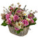 floral arrangement in a basket. Croatia