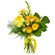 Yellow bouquet of roses and chrysanthemum. Croatia