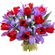 bouquet of tulips and irises. Croatia